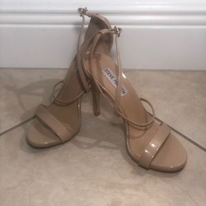 Steve Madden nude sandal heels